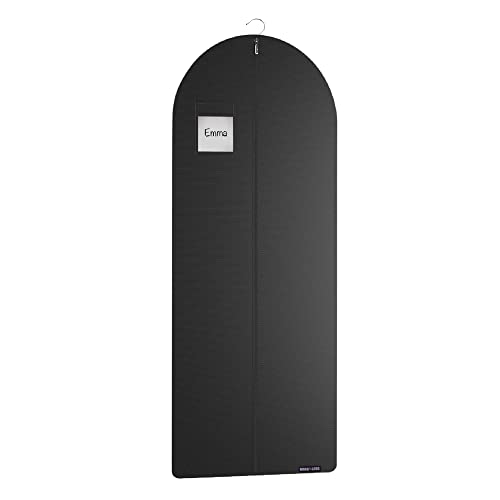 Black Travel Garment Bag for Suits and Dresses