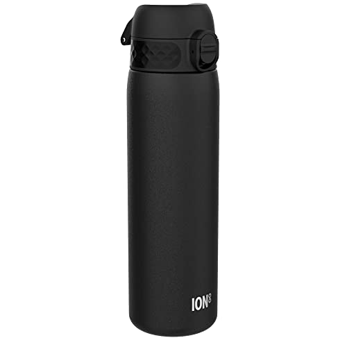 Ion8 Stainless Steel Water Bottle - Slim and Odor Resistant