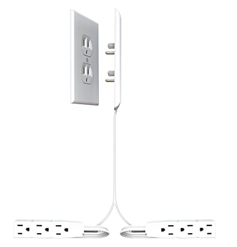 Sleek Socket Dual Side-by-Side Power Strips