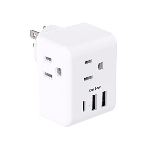 Compact Travel Power Strip with USB Ports