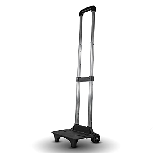 Acroma Folding Luggage Cart with 2 Elastic Ropes, 100 lbs Portable