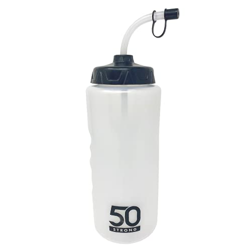 Durable Sports Water Bottle with Long Straw