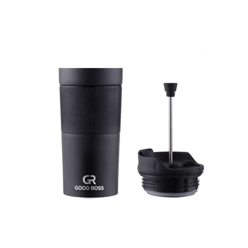 GOOD ROSS 2in1 Vacuum-insulated Travel French Press