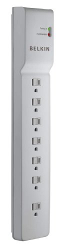 Belkin Power Strip Surge Protector with 7 Outlets, 6ft Cord