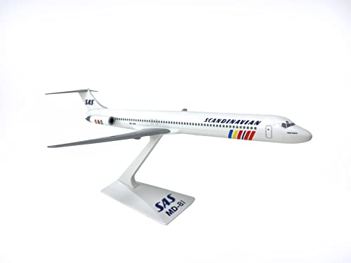 Flight Miniatures SAS Scandinavian MD-80 1:200 Scale Model Airplane