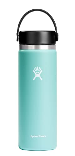 Hydro Flask 20 oz Wide Mouth Water Bottle - Vacuum Insulated, Dishwasher Safe
