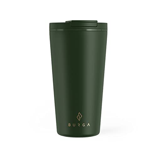 BURGA Travel Coffee Mug - Insulated, Spill-Proof, and Stylish