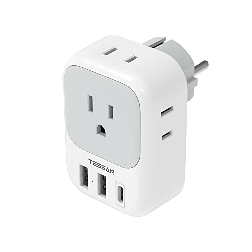 TESSAN Type E F Plug Adapter