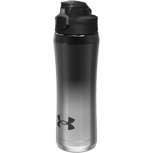 UNDER ARMOUR 18oz Gradient Black/Chrome Flask