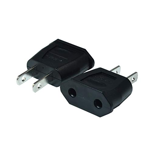 EU to US Travel Plug Adapter