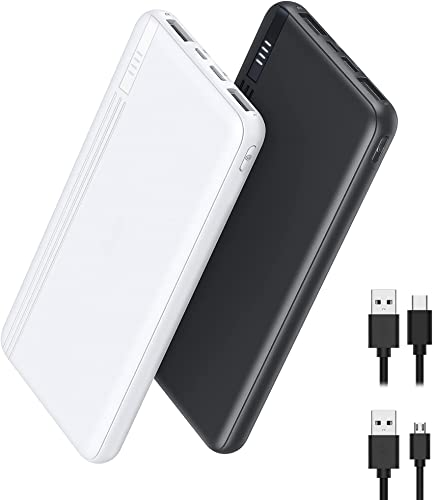 Portable Charger 2-Pack 10000mAh Power Bank