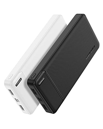 AsperX Portable Charger 2-Pack 15000mAh