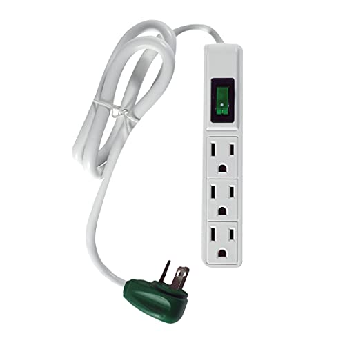 GoGreen Power 3 Outlet Power Strip