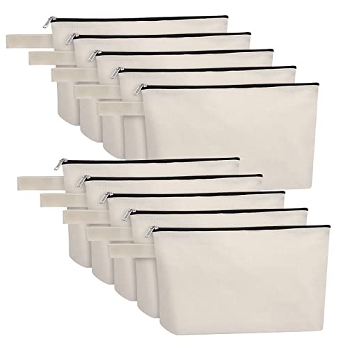 Sinzip Cotton Canvas Makeup Bag Set