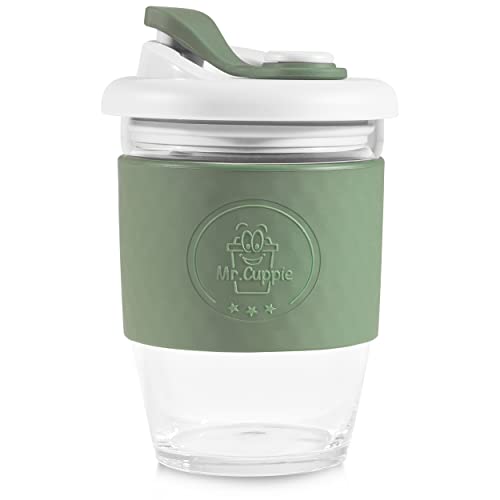Mr.Cuppie Glass Reusable Coffee Cups