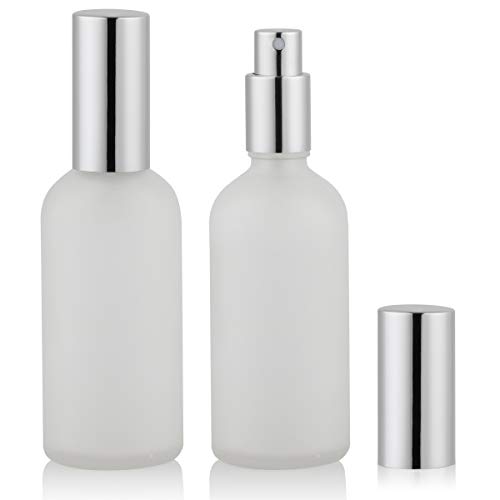 Empty Frosted Glass Spray Bottle