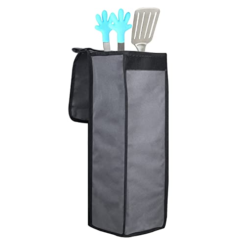 YUJHON Grill Utensil Storage Bag - Waterproof BBQ Tool Organizer