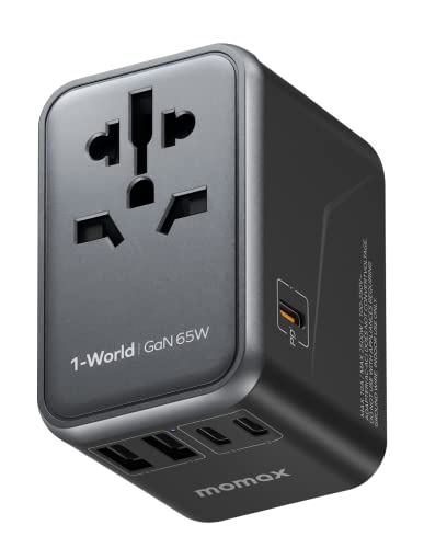 GaN Travel Plug Adapter with Multiple USB Ports