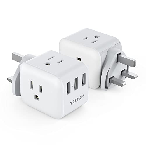 TESSAN UK Travel Plug Adapter