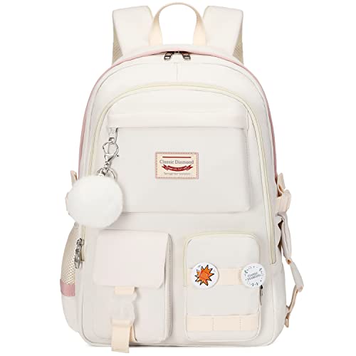 Classic Diamond School Backpack