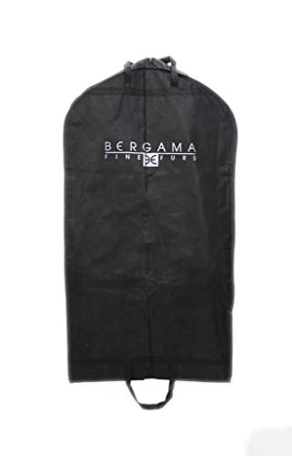 Bergama Fine Furs Black Breathable Garment Travel Fur Storage Bag