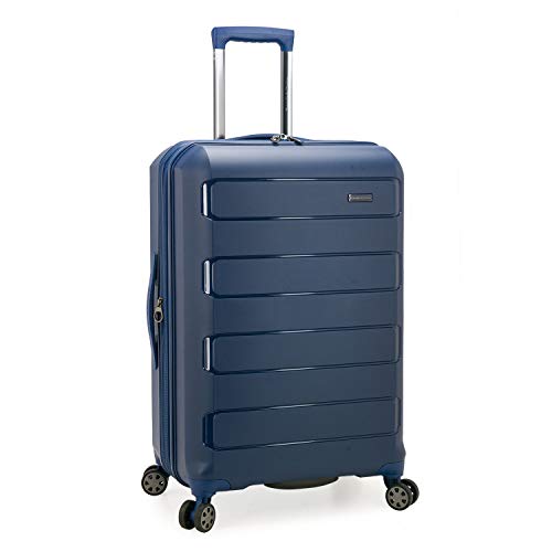 Indestructible Hardshell Expandable Spinner Luggage - Navy, 26-Inch