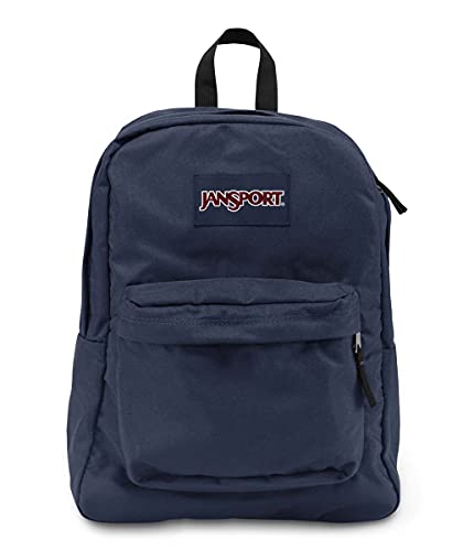 JanSport SuperBreak One Backpack Navy - Durable Lightweight Bookbag