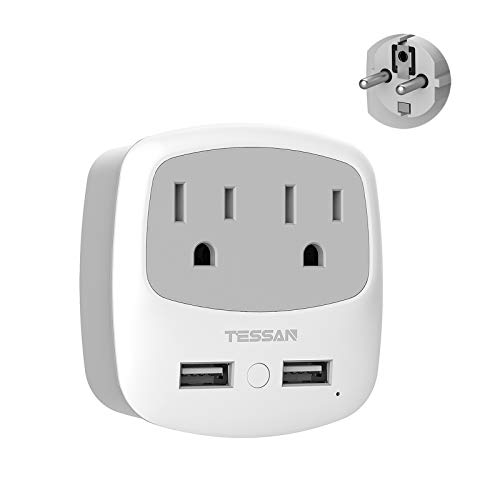 TESSAN Travel Power Adapter