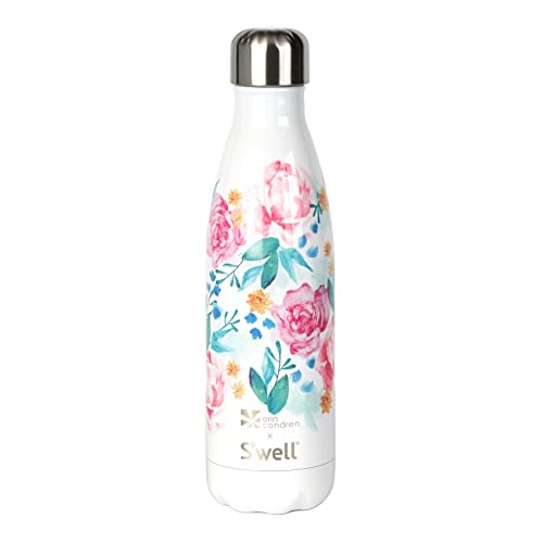 Erin Condren S'well Water Bottle - Watercolor Blooms