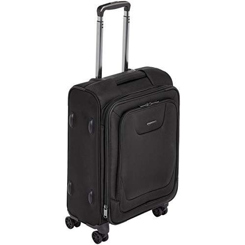 Amazon Basics Carry-On Spinner Luggage Suitcase - 23 Inch, Black