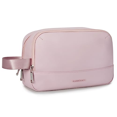 BAGSMART Pink-M Toiletry Bag for Women