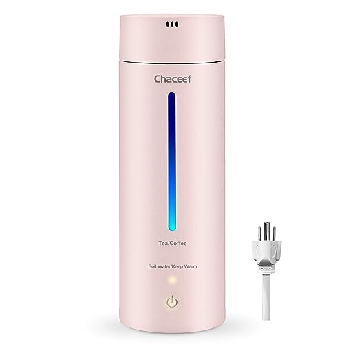 CHACEEF Portable Electric Kettle with LED Indicator