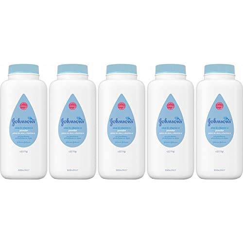 Johnson's Baby Powder - 4 oz, Pack of 5
