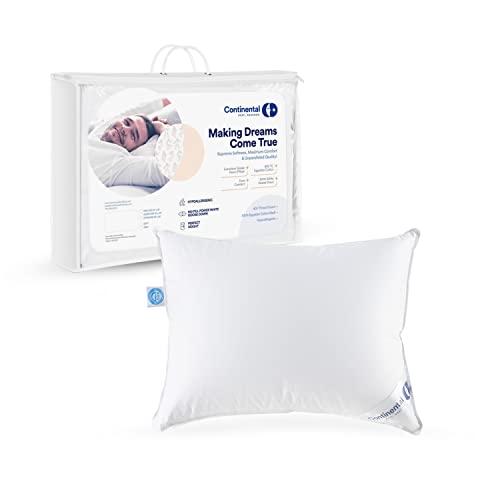 Firm White Goose Down Pillow