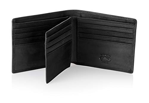 Stealth Mode Leather Bifold Wallet for Men