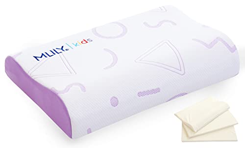 Adjustable and Soft Kids Memory Foam Pillow from MLILY