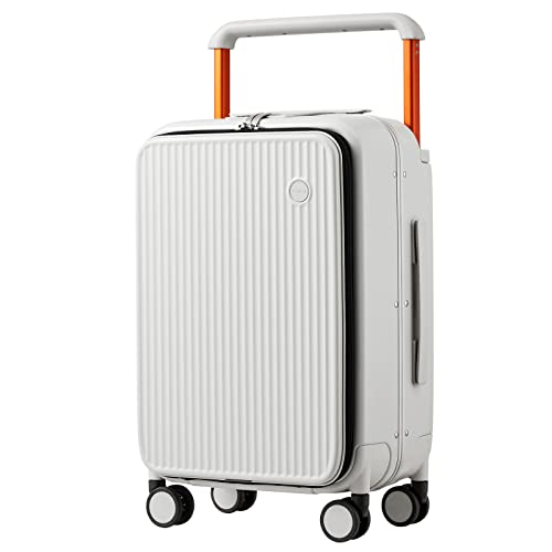 Mixi Carry On Luggage with Front Laptop Pocket