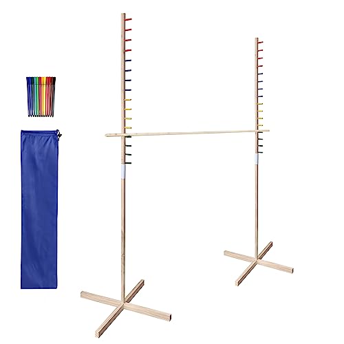 VORVIL Hawaiian Limbo Game with Wooden Frame