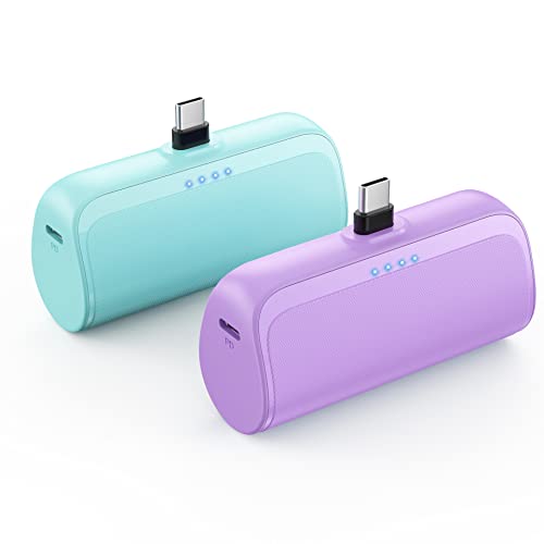 Small Portable Charger 5200mAh - PD Fast Charging USB C Power Bank