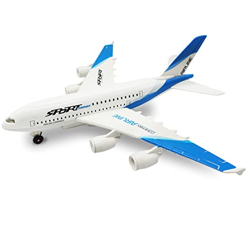 Die Cast Airplane Toy with Lights and Sounds