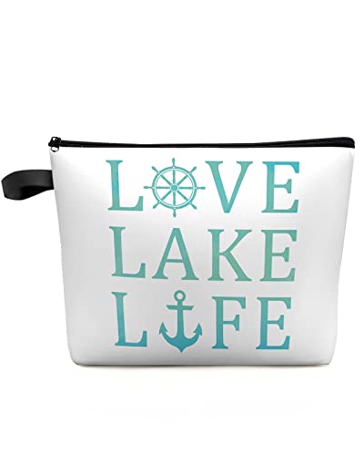 Summer Marine Anchor Rudder Cosmetic Bags for Women
