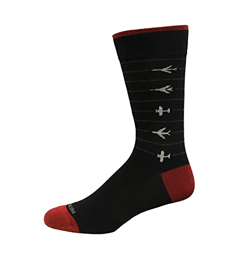 Rockport Men's Airplane Crew Socks