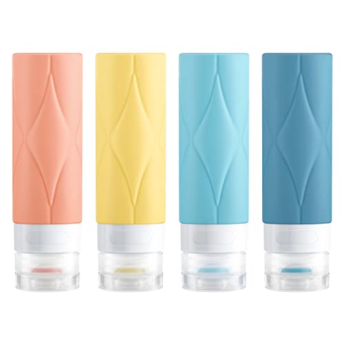 SUDDHO Silicone Travel Bottles for Toiletries