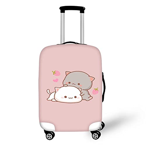 HELLHERO Strawberry Cat Luggage Covers