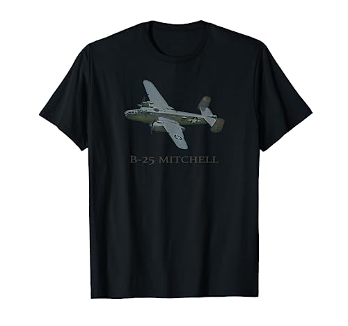 B-25 Mitchell Bomber Plane T shirt