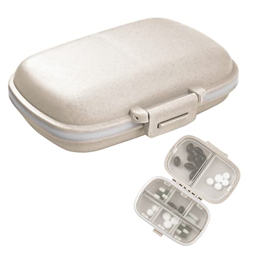 1Pack Travel Pill Organizer, Portable Medicine Vitamin Container