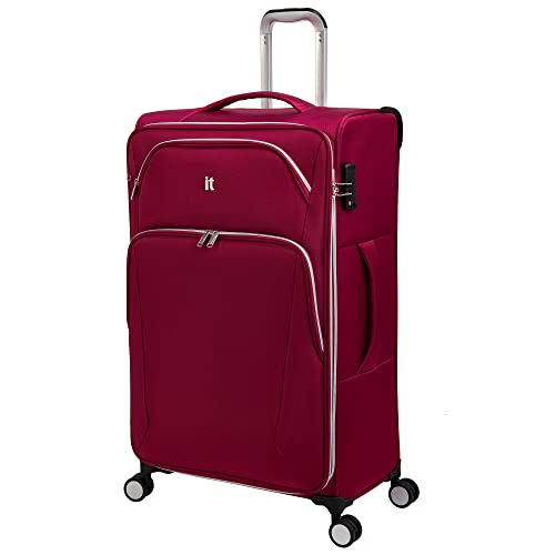 it luggage Expectant 8 Wheel Expandable Spinner, Red
