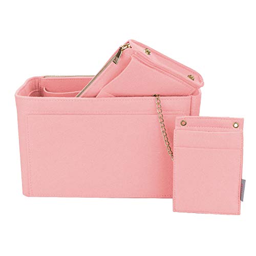 Purse Organizer with Metal Zippers
