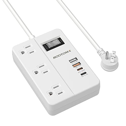 ROOTOMA PD 30W USB C Power Strip