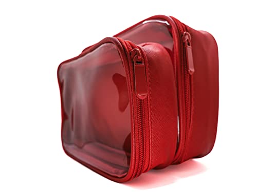 Clear Travel Cosmetic & Toiletry Bag - Durable and Versatile Travel Companion